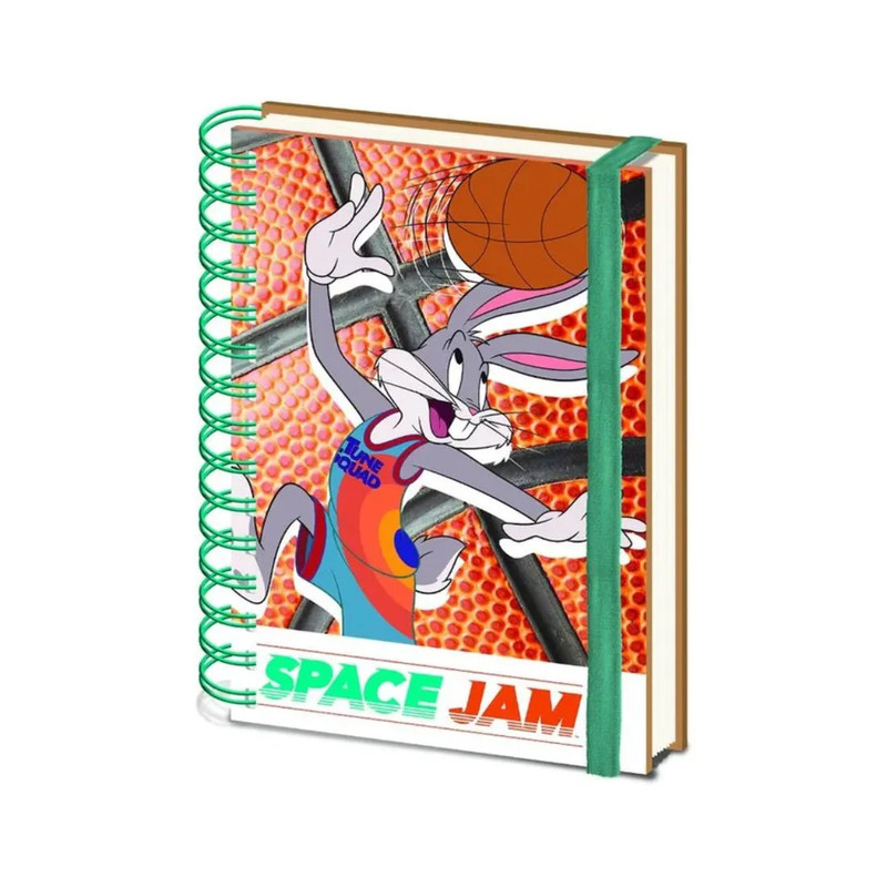 Space Jam 2 - A New Legacy Bugs Lay Up A5 Wiro Notebook - دفتر